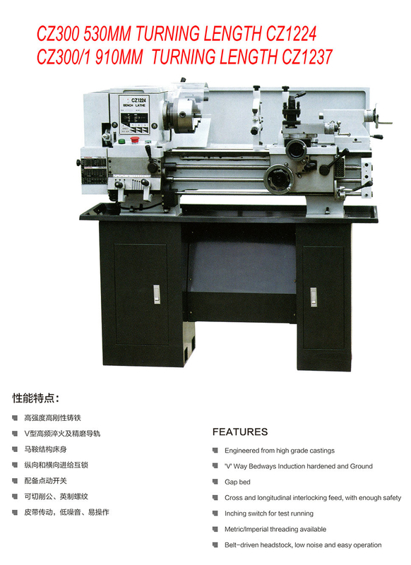 NORTON ENREGISTREMENT BOX UK STYLE LATHE CZ300-CZ300 / 1