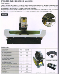 Machine de meulage du bloc de cylindre 3M9740A