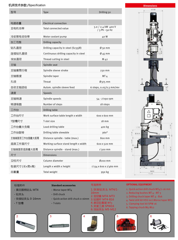 Machine de forage 50