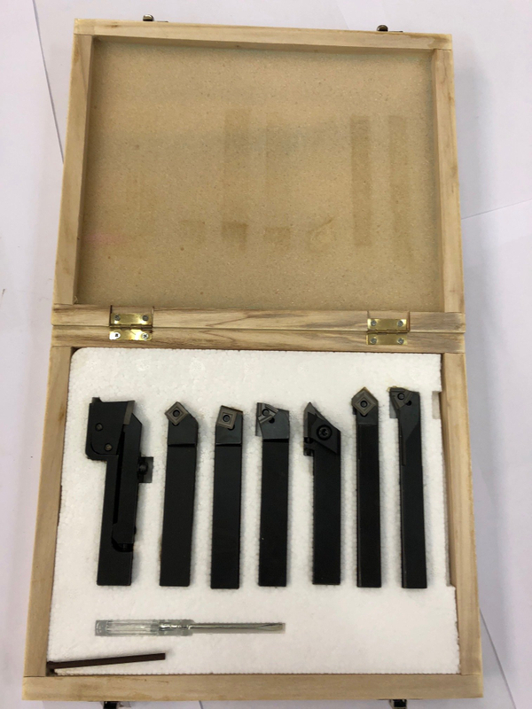 Drehmeisselsatz MIT HM-WendPlatten, 7-TLG, 12 mm