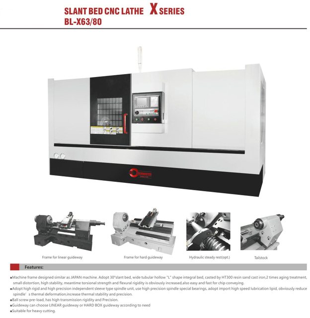 BL-X63 80 LIT SLANT CNC LATHE 