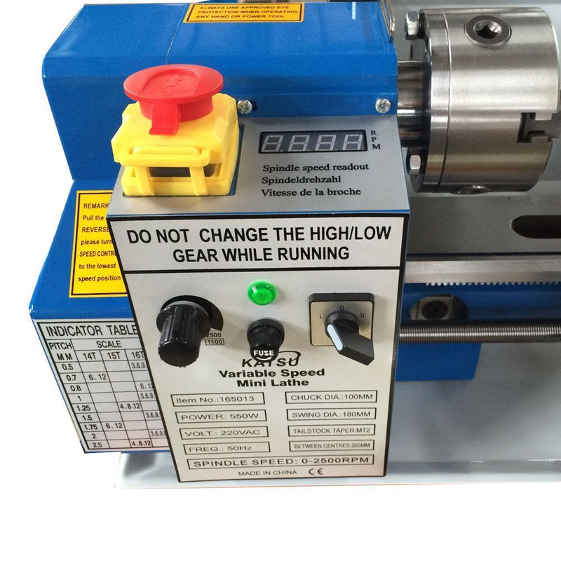 14 'MINI LATHE Digital Read Display Machine 100 mm Chuck