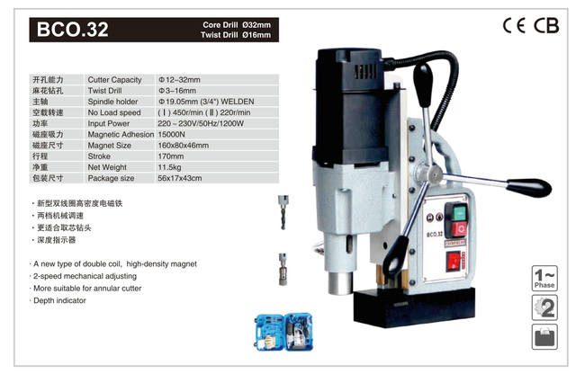 Forage magnétique BCO32