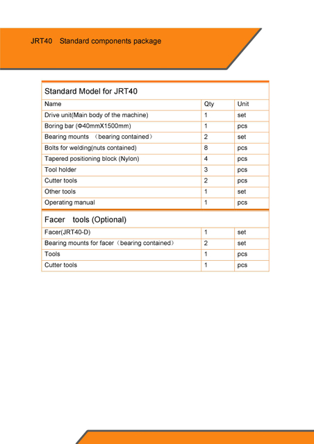 Série JRT de machine à mobilisation à ligne potable 