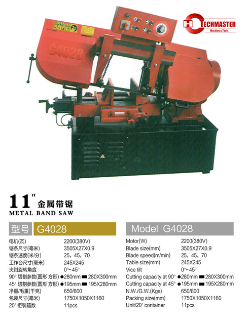11 'Portable Band-SAW G4028