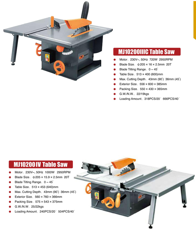 Scie à table MJ10200 III-MJ10200