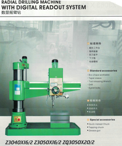 Système de lecture numérique Machine de forage radial Z3050X20 / 2