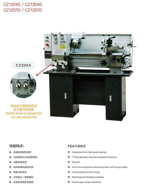 Boîte d'alimentation Norton 910 mm CZ1237G-CZ1337G