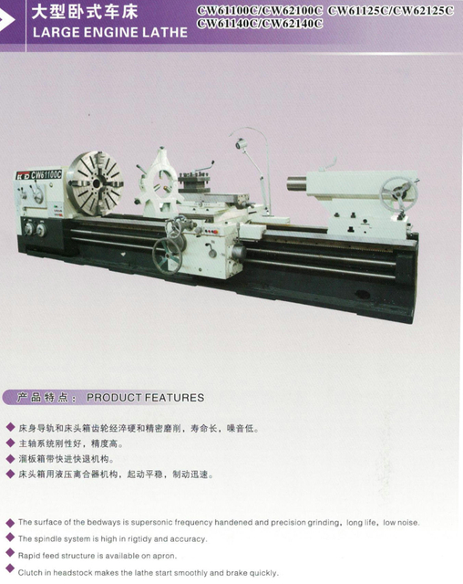 Grand tour de moteur CW62100C-CW62125C-CW62140C