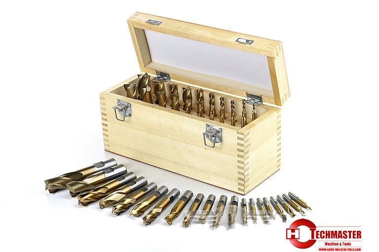 20 Delig HSS - Tin Gecoate Frezenset