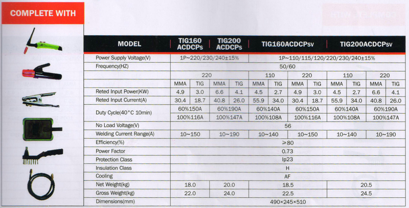 Soudeur TIG ACDCP