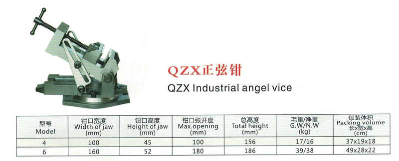 QZX Industrial Angel Vice