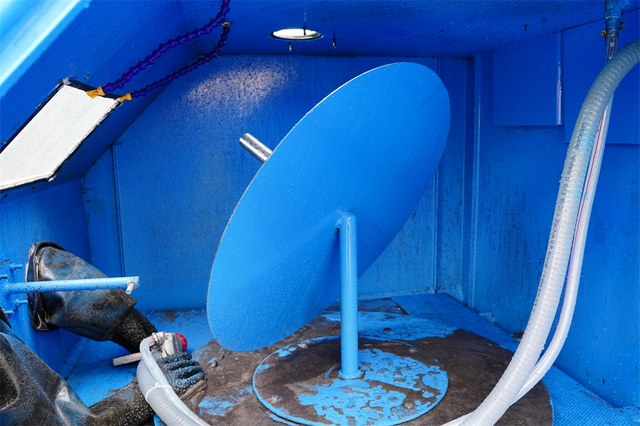 Machine de sable mouchée pour la machine de sable pour la jante de roue