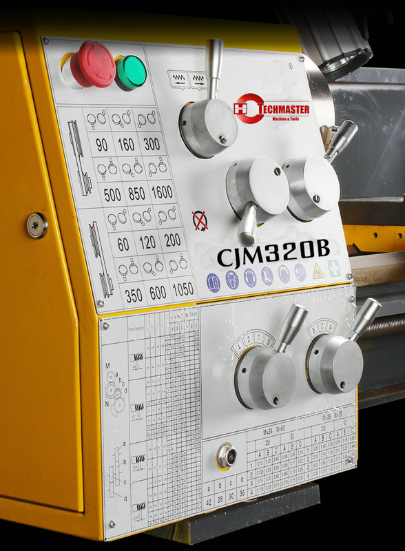 Lathe de vitesses de qualité 38 mm CJM320B / 750 mm 