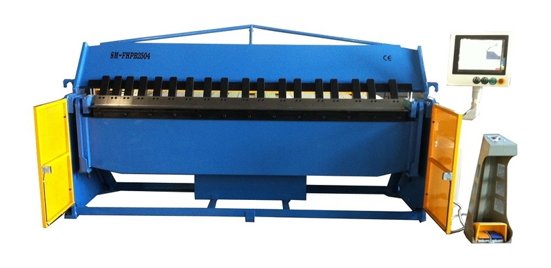  FHPB2506CNC2. Dossier panbrake. Complet hydraulique. 2500 mm x 5 mm en acier doux / 3 mm en acier inoxydable