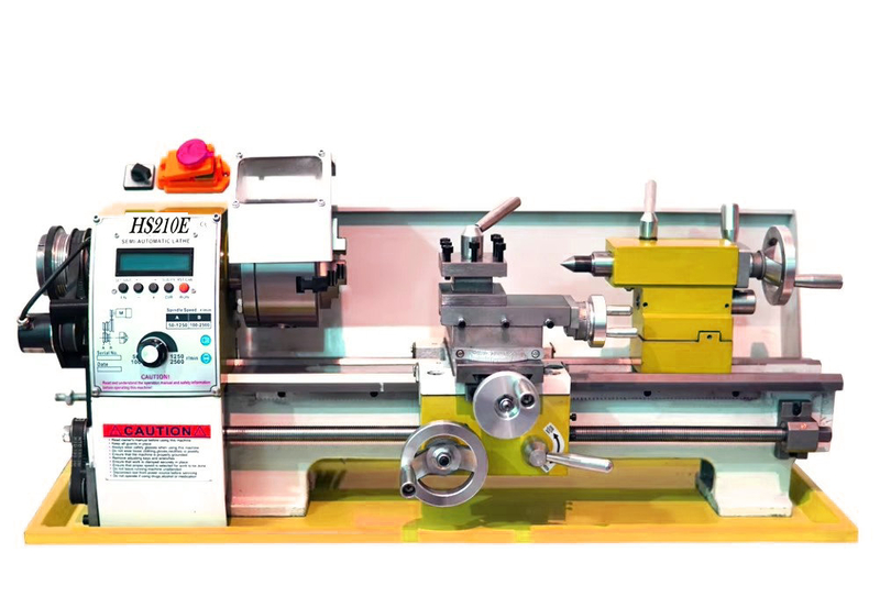 HS210E Auto gauche et filetage droit fabriquant une mini machine de tour en métal CNC