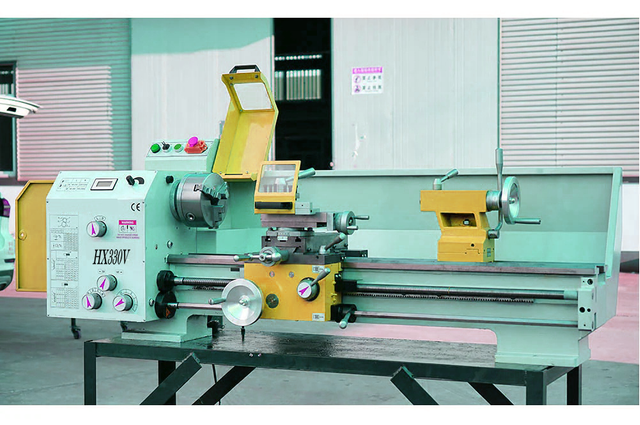HX330V Plus (330x915mm) Vario Motor 1500W avec 160 mm Chuck 915 * 330 mm Machine de tour en métal bricolage