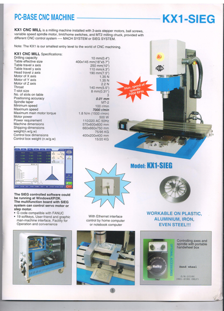 Machine CNC de base Siemens 