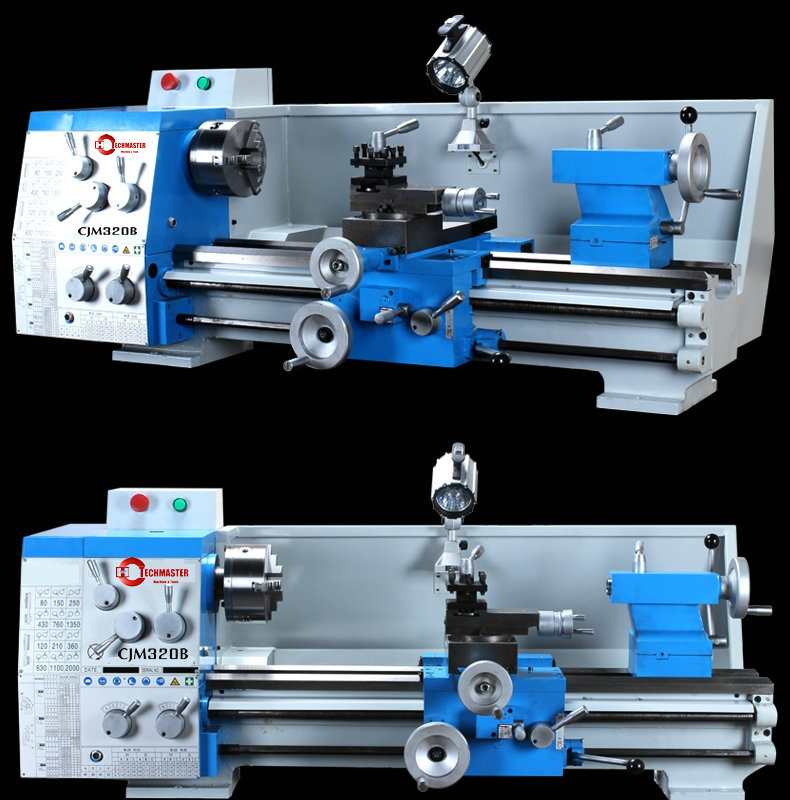 Lathe de vitesses de qualité 38 mm CJM320B / 750 mm 