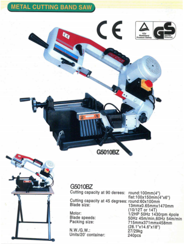 Saw G5010bz en métal