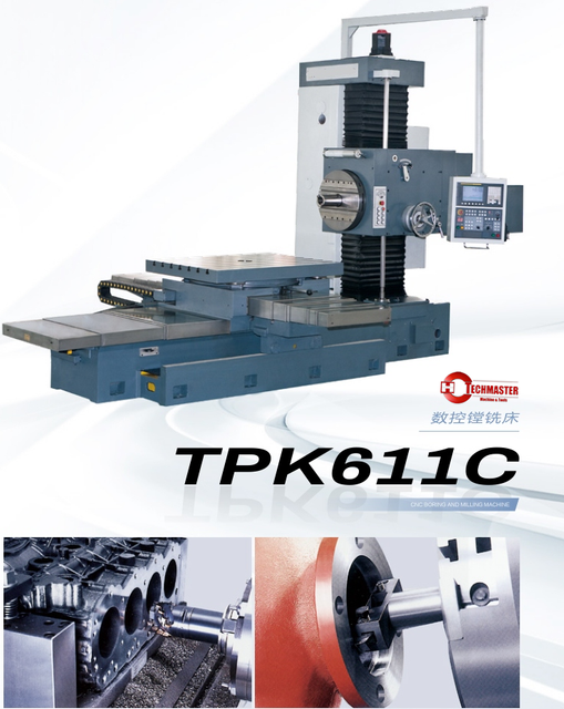 CNC Boring and Meung Machine TPK6110C