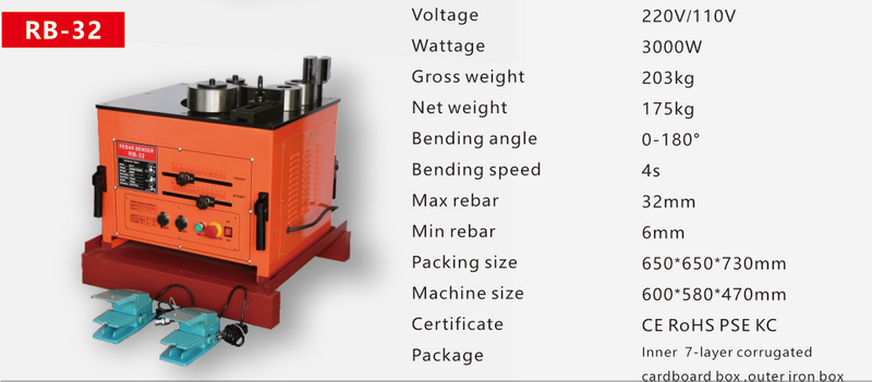 Bande de barreaux portables RB-32