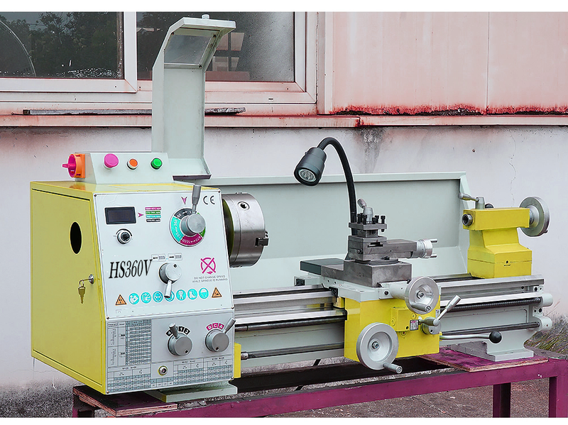 Vario Speed ​​Lathe HS360V Machine de tour en métal