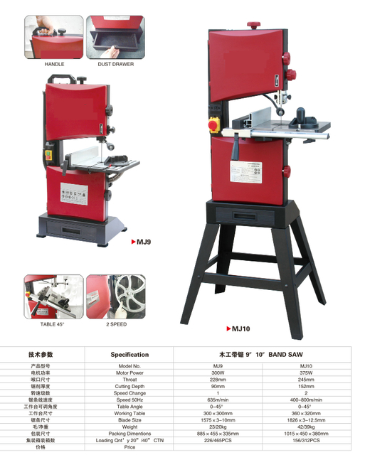 9 '10 ' Saw Band Wood 