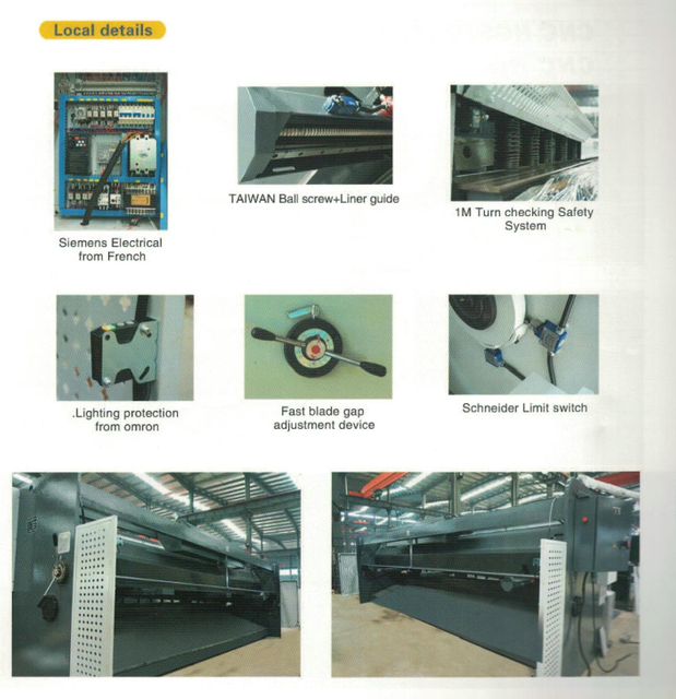 Série QC12K NC Cisque de poutre de swing hydraulique