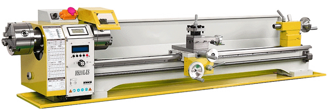 HS210L-ES 1000 mm Auto à gauche et filetage droit Fabriquant Mini CNC Metal Lathe Machine avec deux tête de mandrin