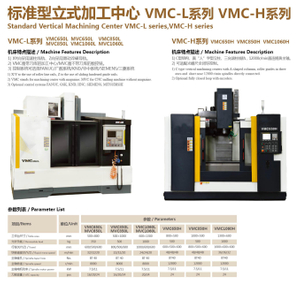  Série d'usinage VMC650i 