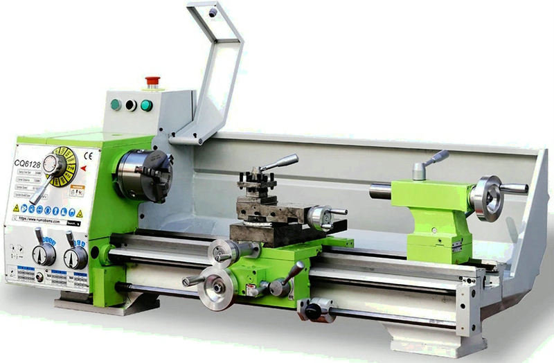 Gethed Heard Banc Lathe CQ6128G 280X700 MT4 SPINDLE 280 * 700 mm Faire du fil Machine de tour en métal