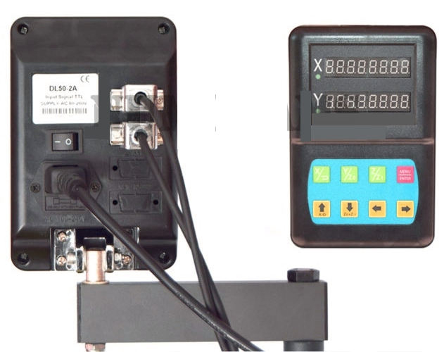 HS210D / 400 850W MOTEUR sans balais Tous-tour en métal en acier / Trou d'alésage de la broche de 38 mm avec tour en métal de lecture numérique