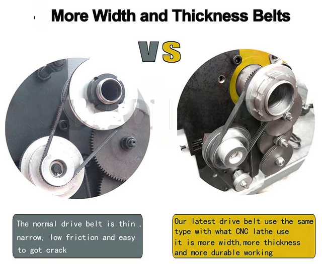 HS210E Auto gauche et filetage droit fabriquant une mini machine de tour en métal CNC