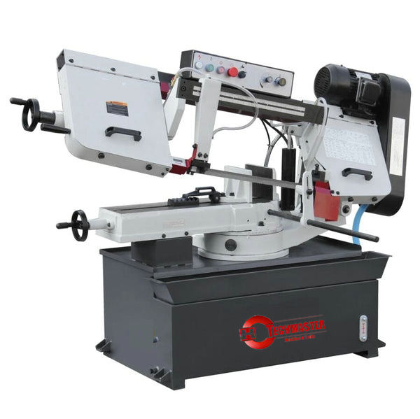 Sci de bande de coupe en métal de 10 pouces x 18 pouces avec base pivotante - scie à bande horizontale BS-1018R
