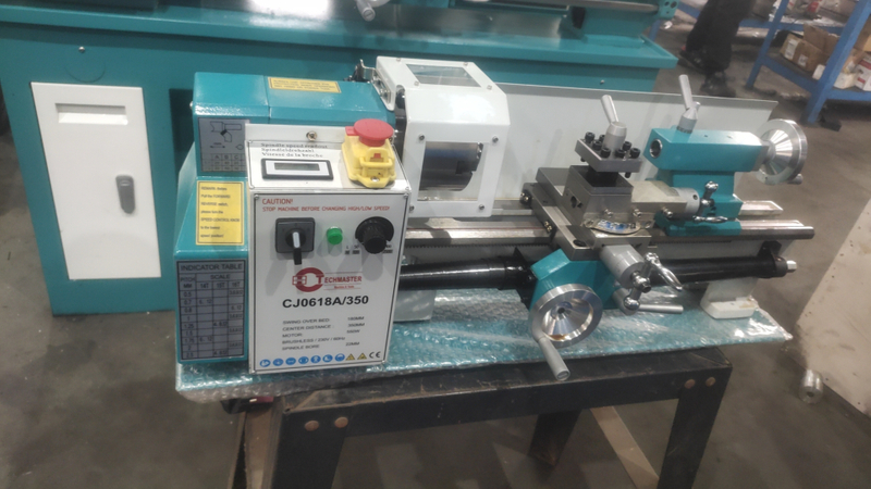 MINI LATHE CJ0618X350MM MOTEUR DC sans balais 