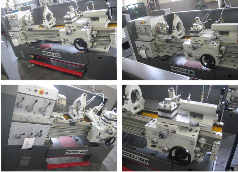 Lathe moteur C6236C- 52 mm Spindle alésage de tête à tête de tête