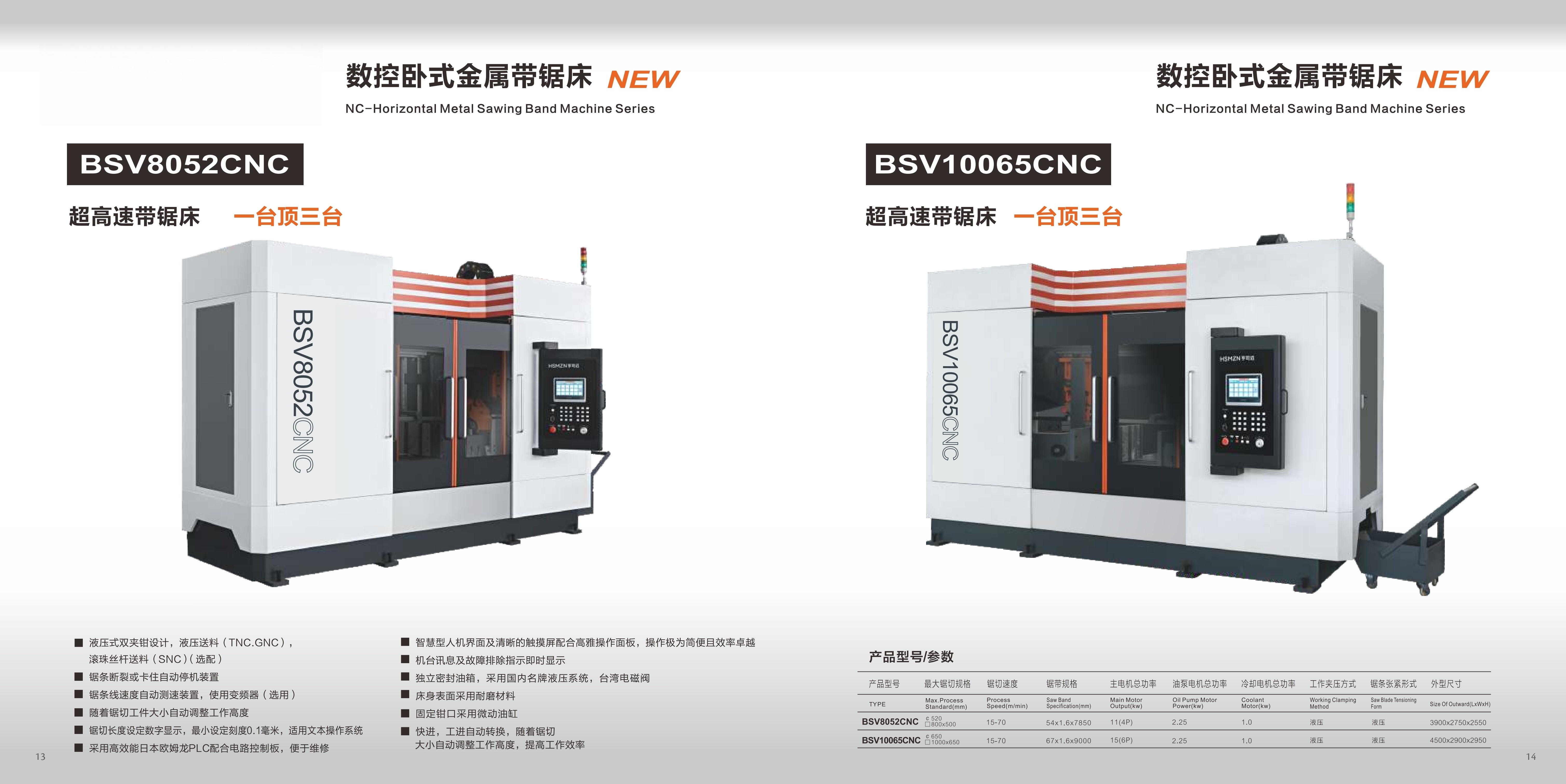 BSV8052CNC; BSV10065CNC