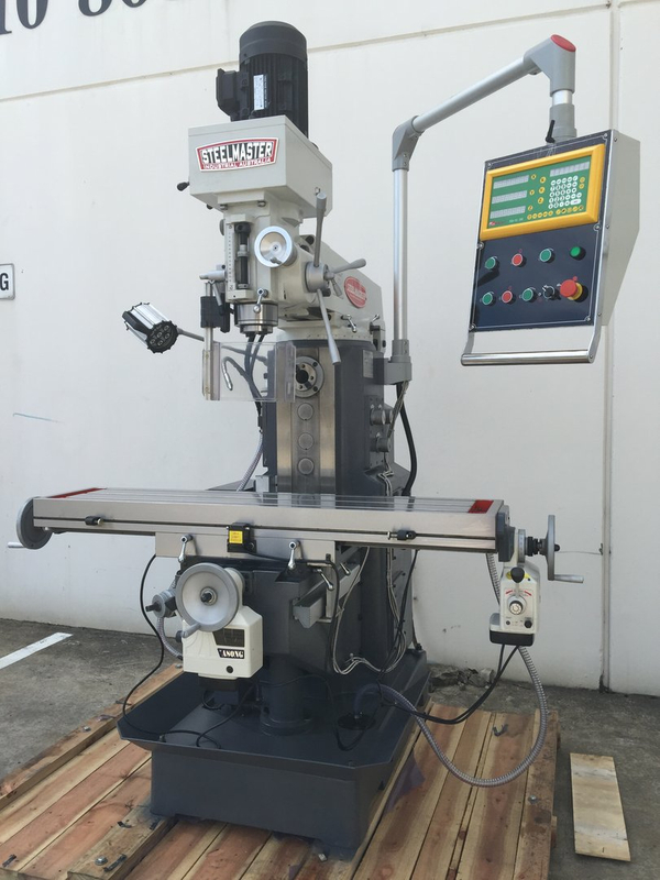MGH757Z. Universal Mill Gear Head Drive avec Easson 3 Axe Digital Readout