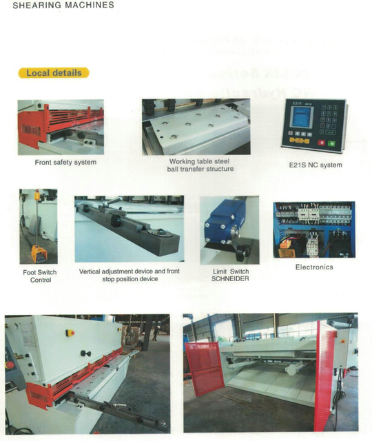 Série QC12K NC Cisque de poutre de swing hydraulique