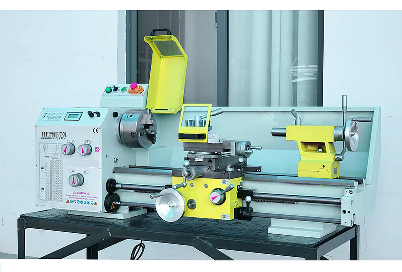 MOTEUR HX330V (330X750MM) Vario 1500W avec 160 mm Chuck 915 * 330 mm Machine de tour en métal bricolage