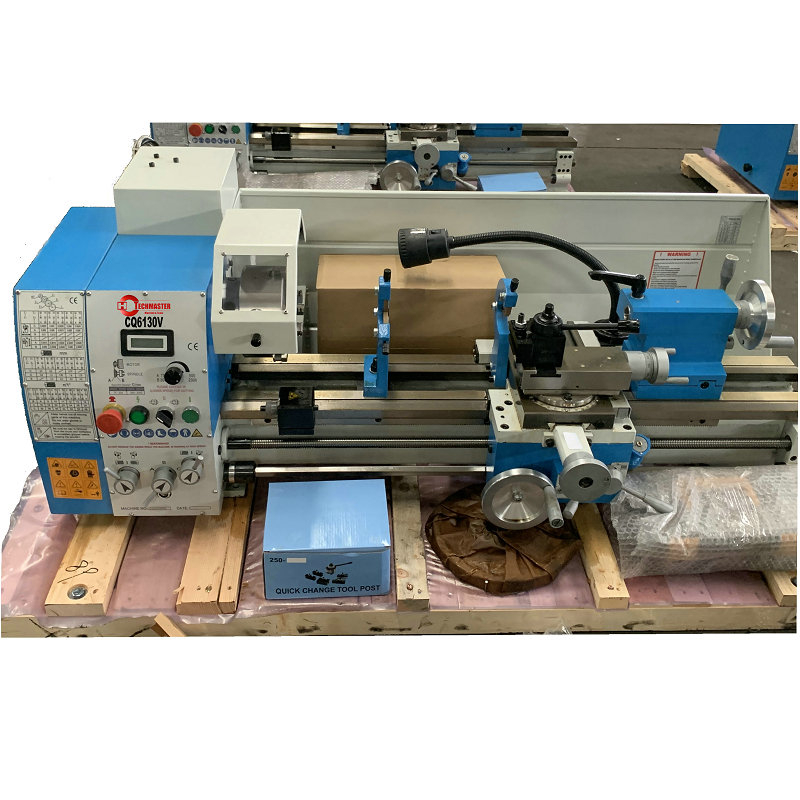 Fréquence Big Spindle Vario Speed ​​Speed ​​Lathe CQ6130V / 750 mm 
