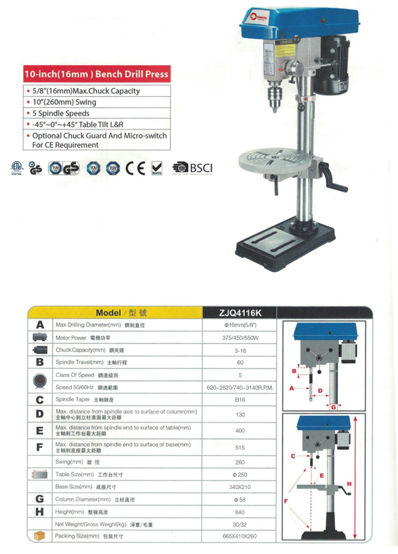 Princer de la forte ZJQ4116K