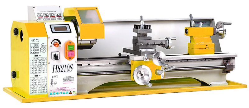 HS210SX600 900W Motor de sortie nominal Motor sans balais de 6 mm épaisseur Mini machine à tour en métal