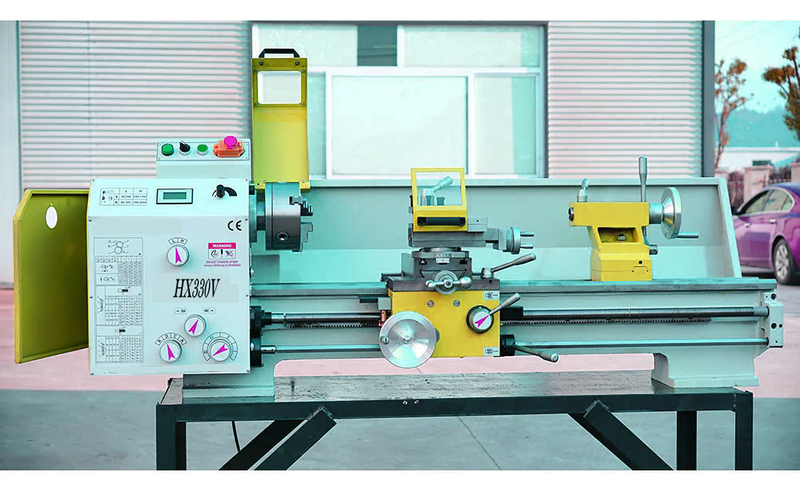 HX330V Plus (330x915mm) Vario Motor 1500W avec 160 mm Chuck 915 * 330 mm Machine de tour en métal bricolage
