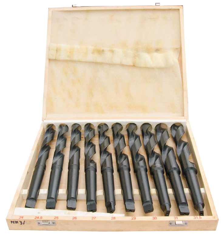 Ensemble de perceuses à tige conique, matériau roulé MK3