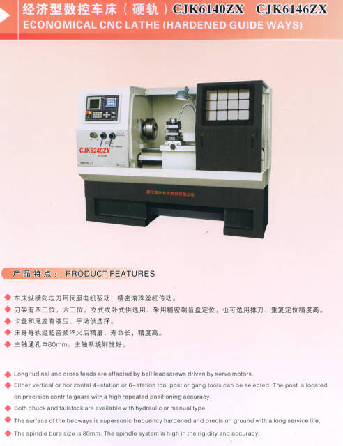 Lathe CNC économique (Worned Guide Ways)