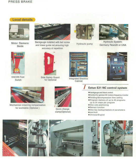 WC67K Series NC Hydraulic Press Brake 