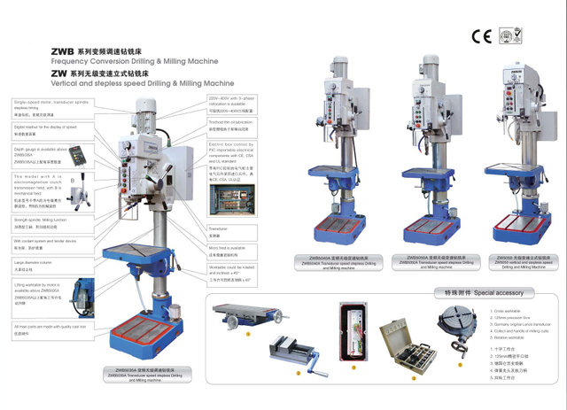 Série ZWB de machine à forage à engrenages 