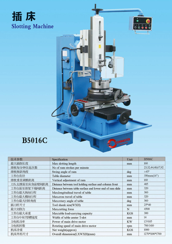  Machine à fentes b5016c